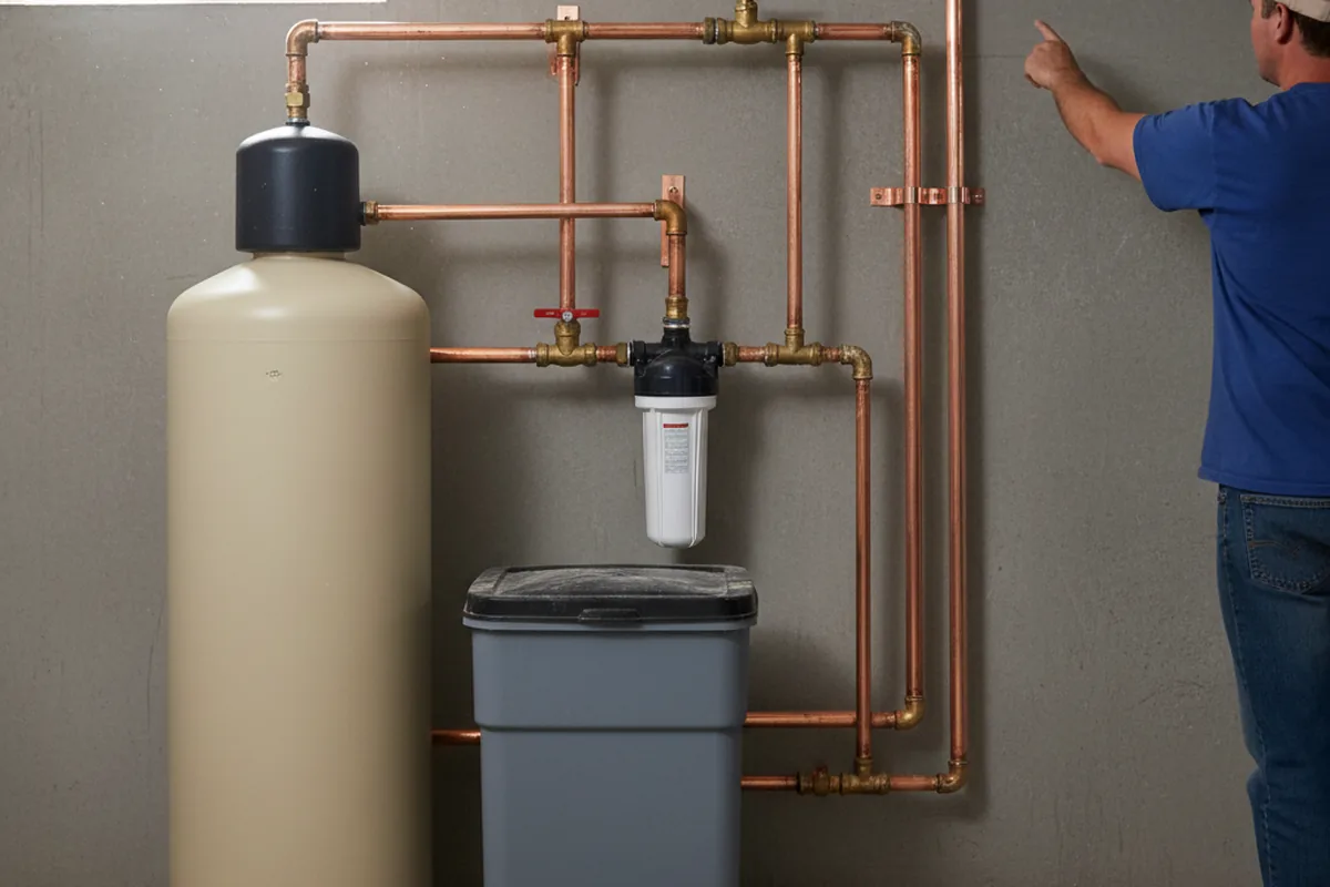 Whole-house water treatment system installed in Glasford
